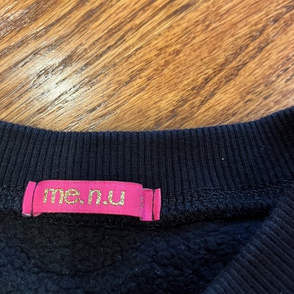 Me.n.u Girl’s Peace and Happiness Sweatshirt Size M - Picture 3 of 4